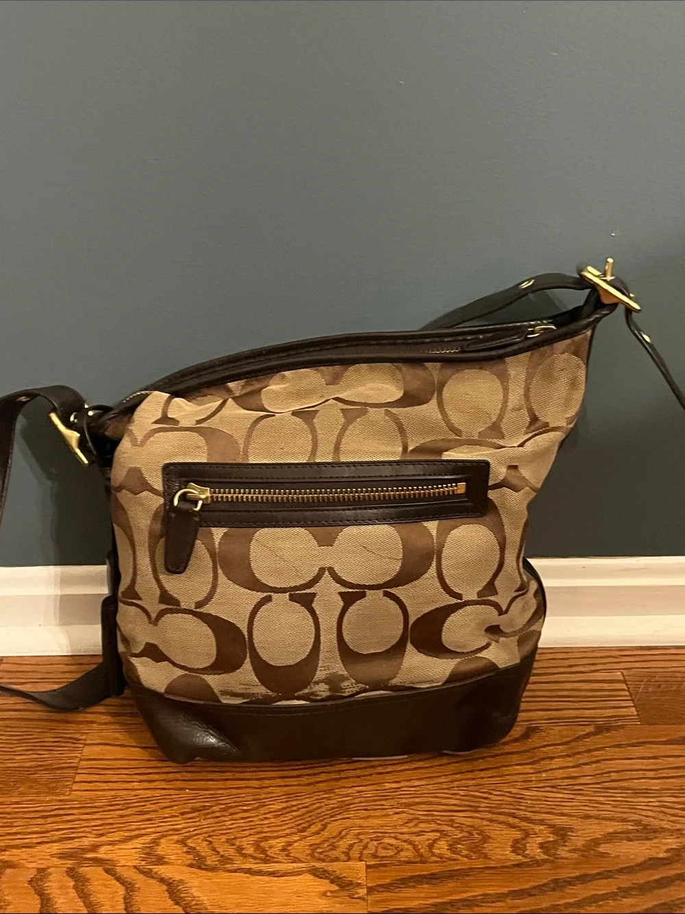 Coach Legacy Signature Hobo Duffle Bag 21149
